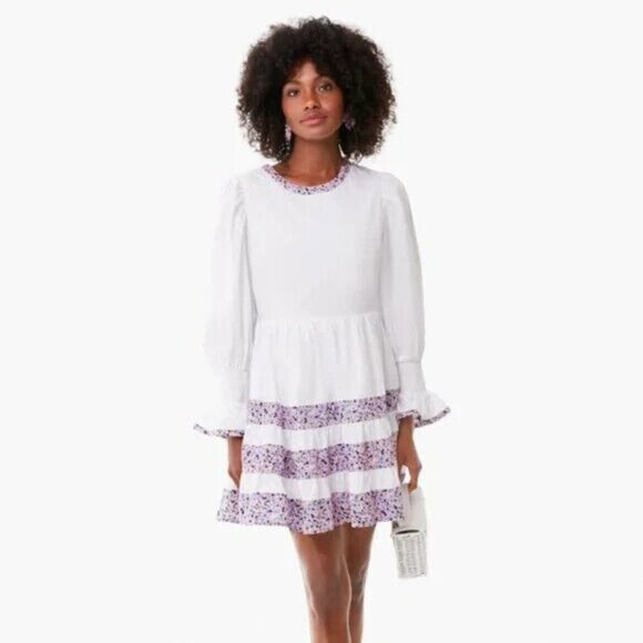 Tuckernuck Dresses & Skirts - Pomander Place by Tuckernuck Women's Floral Tiered Fran Mini Swing Dress sz M